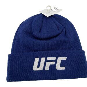 Reebok Mens OSFM Blue Knit UFC The Iceman Chuck Liddell Winter Beanie Hat NWT